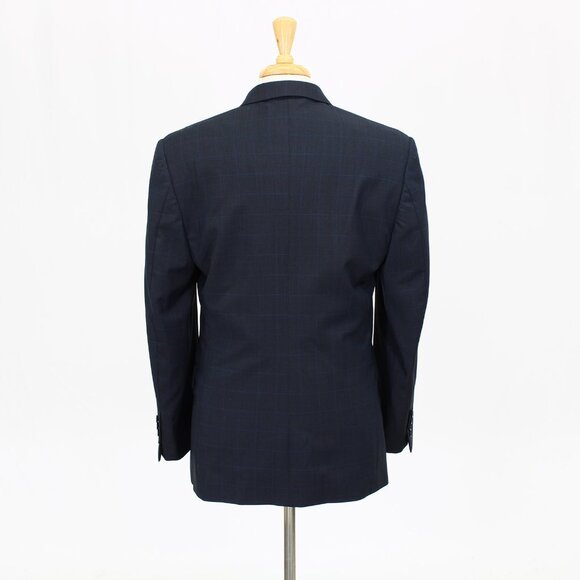 Missoni 40R 32x28 Navy Check 3-Button Suit R352 - Picture 9 of 15